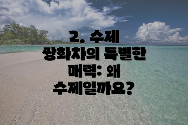 2. 수제 쌍화차의 특별한 매력: 왜 수제일까요?