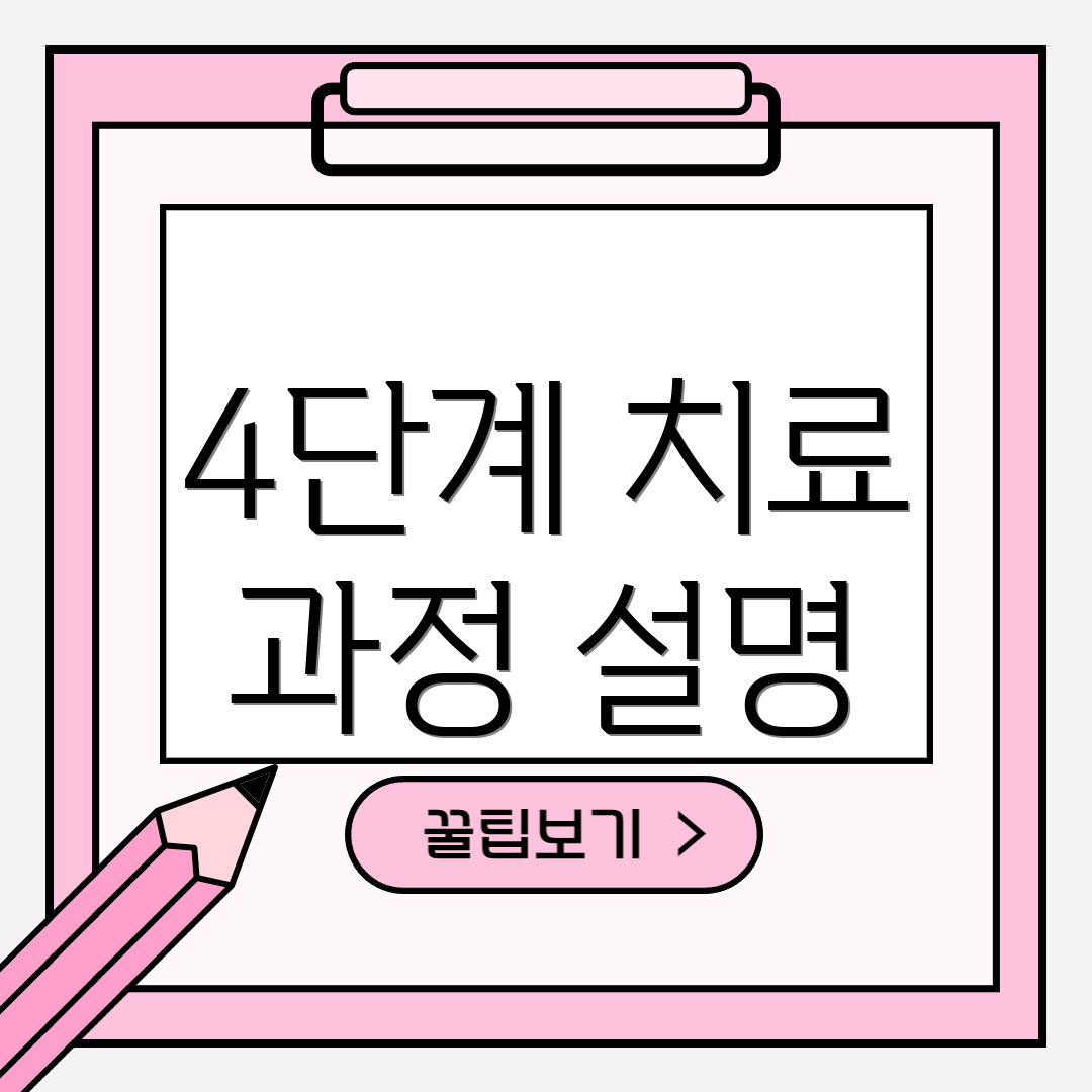 4단계 치료 과정 설명