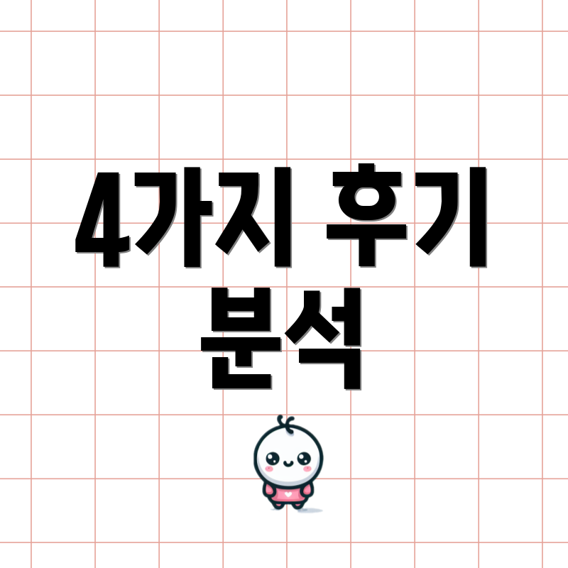 4가지 후기 분석