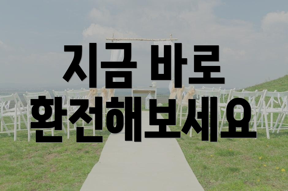 지금 바로 환전해보세요