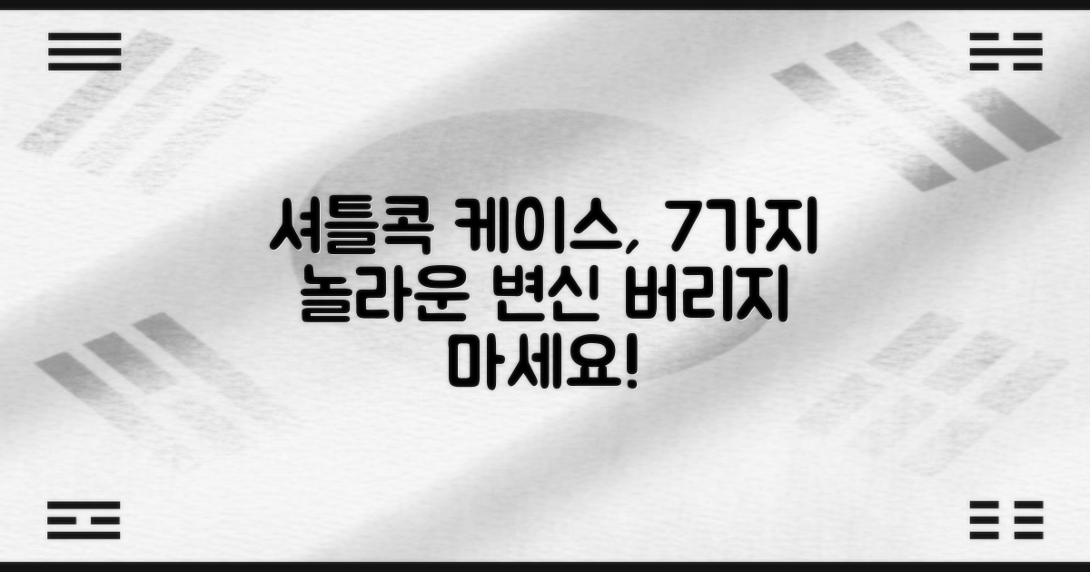 셔틀콕 케이스 7가지 활용