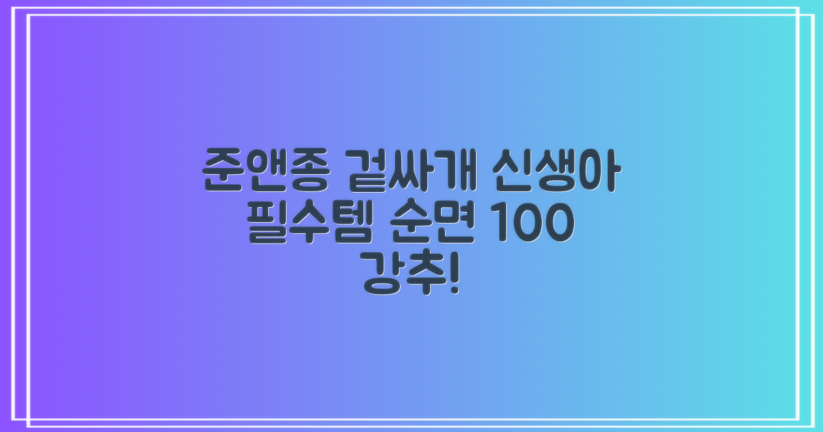 준앤종 프리미엄 순면 신생아 누비 겉싸개 추천 리뷰