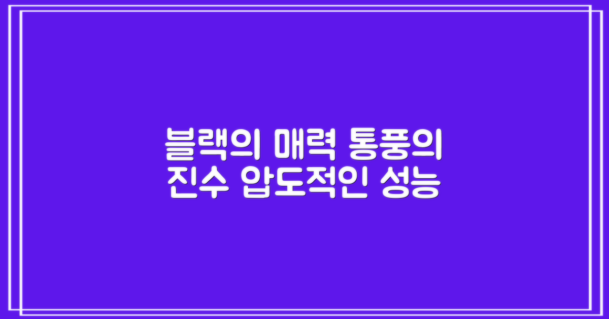 통품, 블랙의 매력