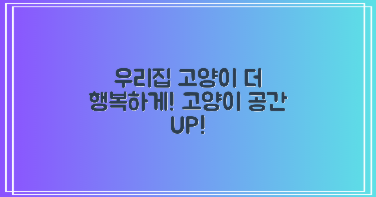 우리 집 고양이, 더 행복한 공간