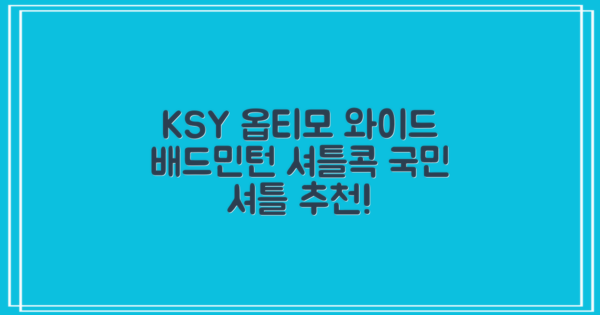 ksy 옵티모 와이드 배드민턴 셔틀콕, 화이트, 12개입, 1개 추천 리뷰