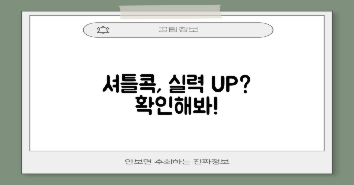 이 셔틀콕, 실력 향상될까?