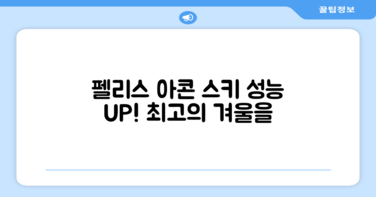 FELICE ACORN: 스키 성능 UP