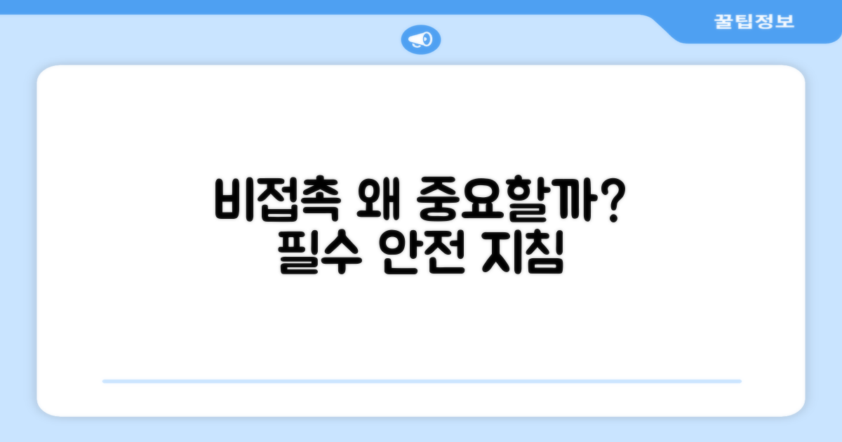 비접촉, 왜 중요할까?