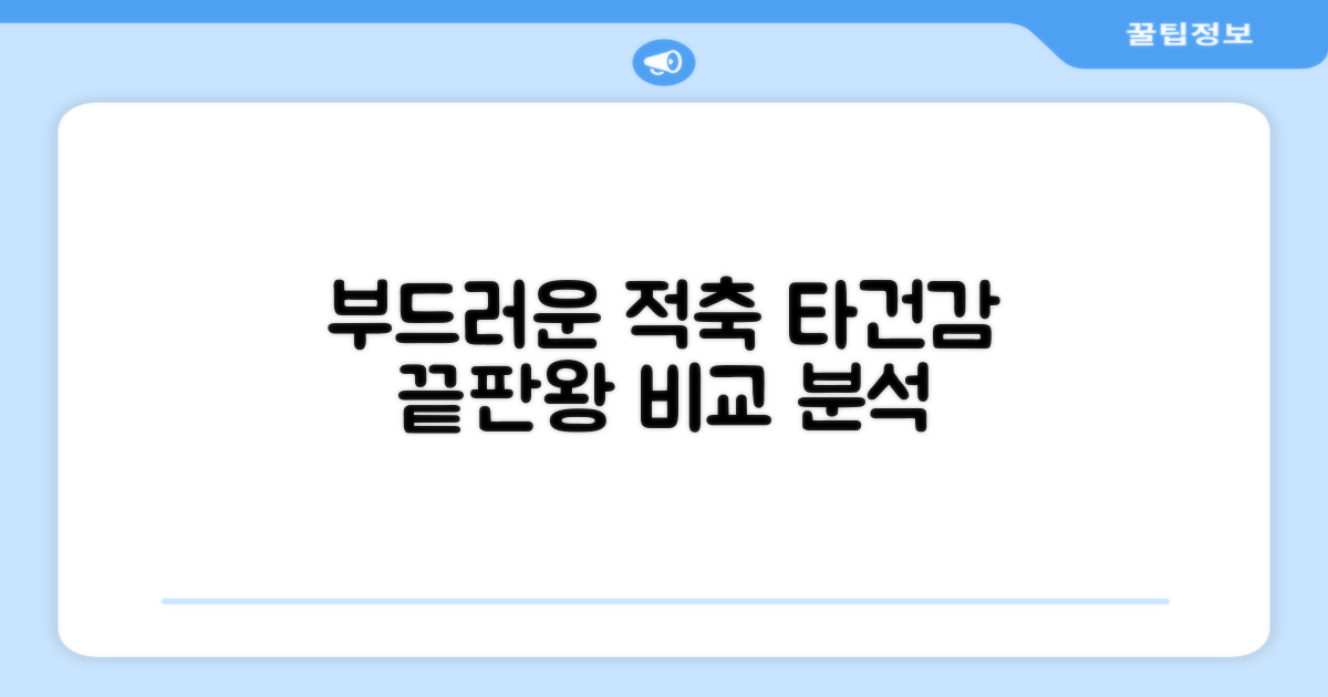 부드러운 적축, 타건감 비교