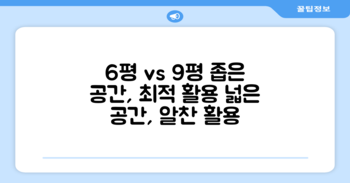 6평 최적 vs 9평 활용