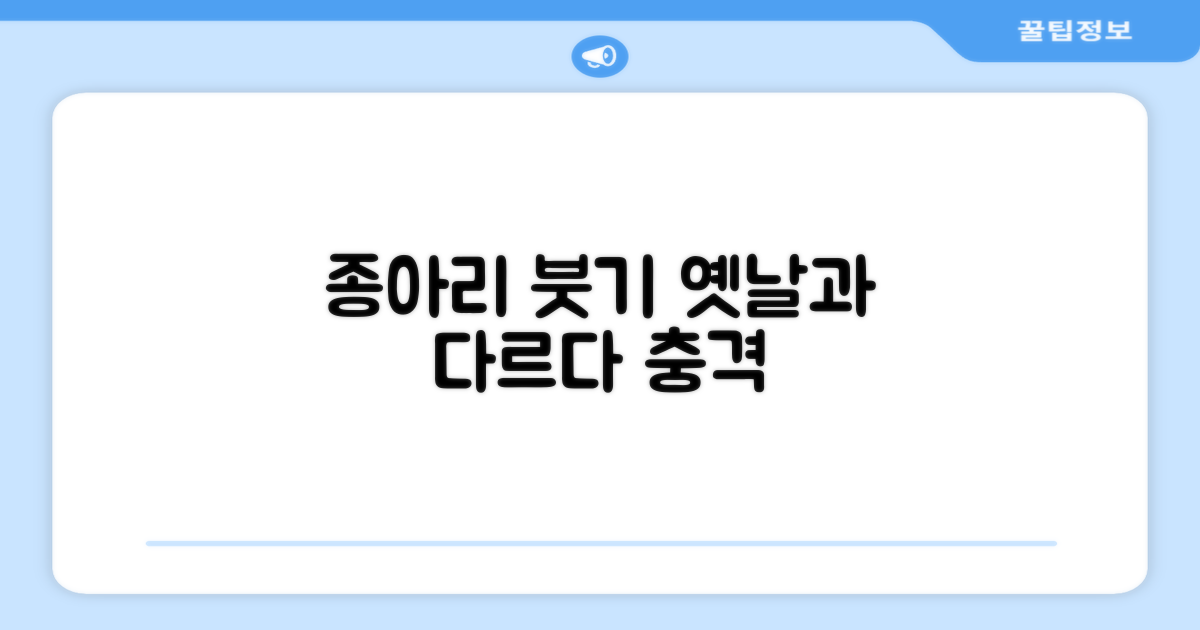 종아리 붓기, 옛날과 다르다