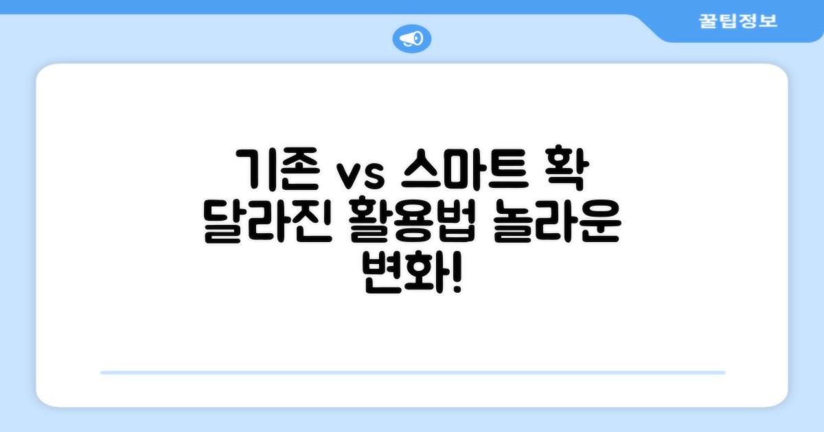 기존 사용법 vs 스마트한 활용