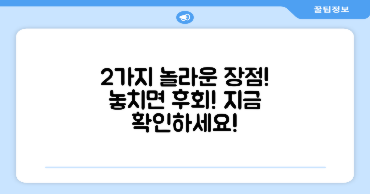 2가지 장점 강조