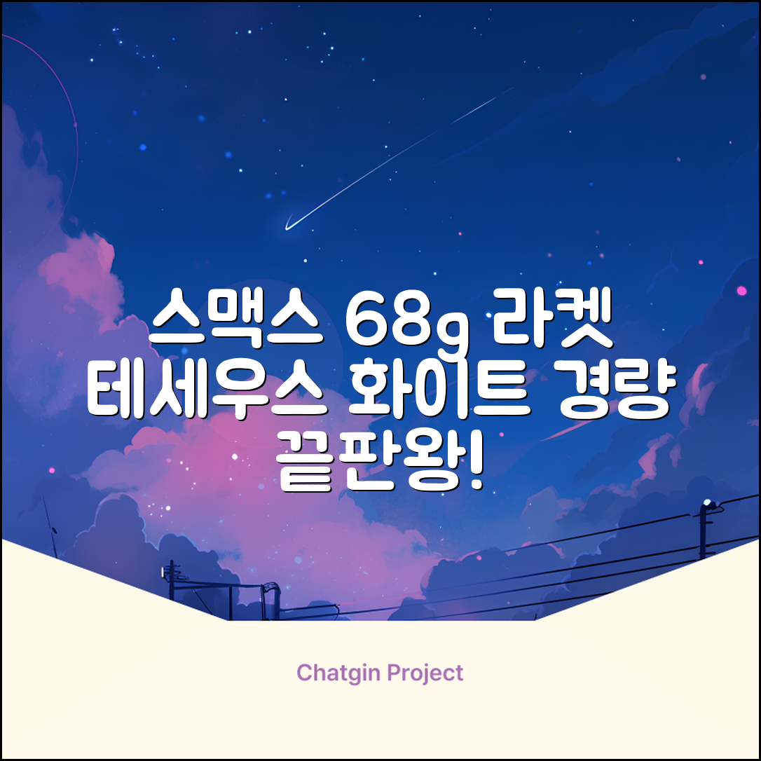 스맥스코리아 풀카본 초경량 배드민턴 라켓 68g, 테세우스 화이트, 1개 추천 리뷰