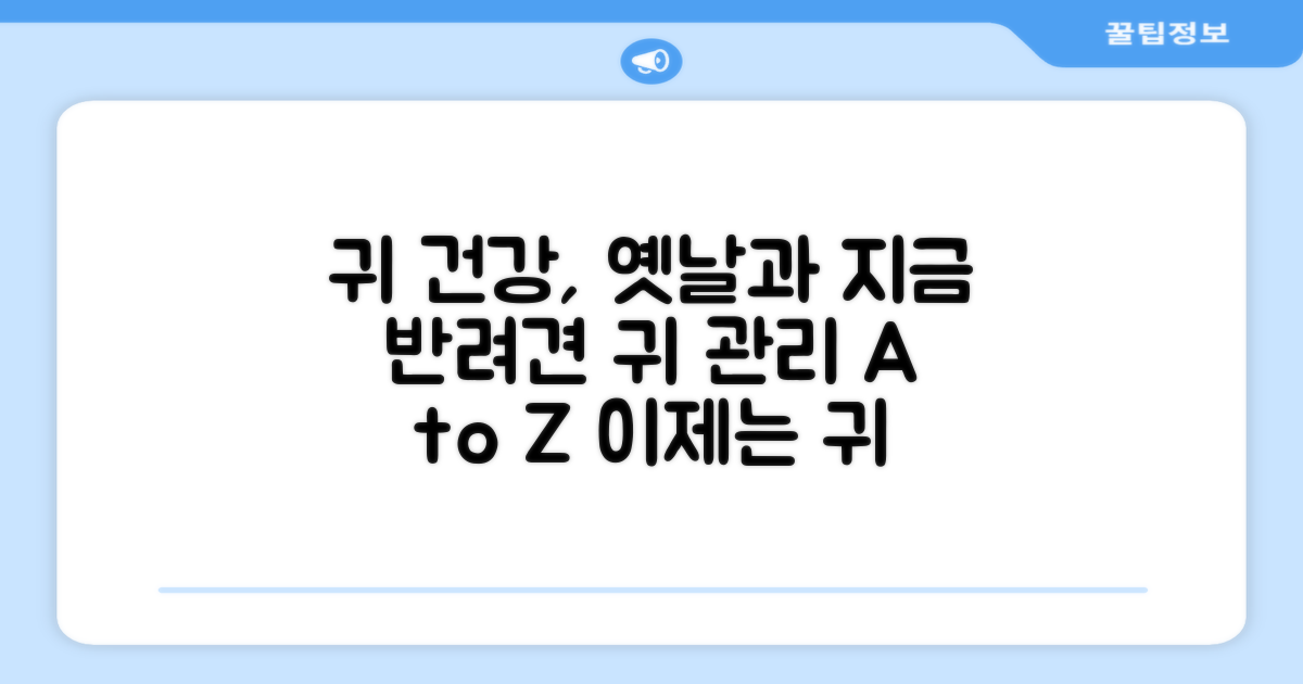 반려견 귀 건강, 이전과 지금