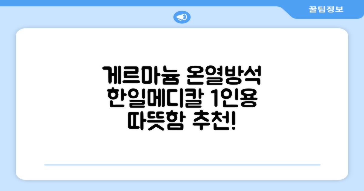 한일메디칼 GERMANIUM 게르마늄 온열 건강방석, 1인용 48X48mm, 1개 추천 리뷰