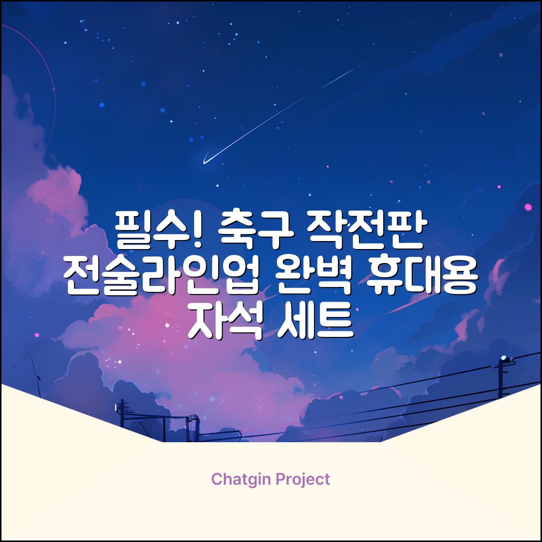 축구 작전판 휴대용 자석 전술 보드 라인업 전략 풋살 전술판 파우치형 세트, 1개 추천 리뷰