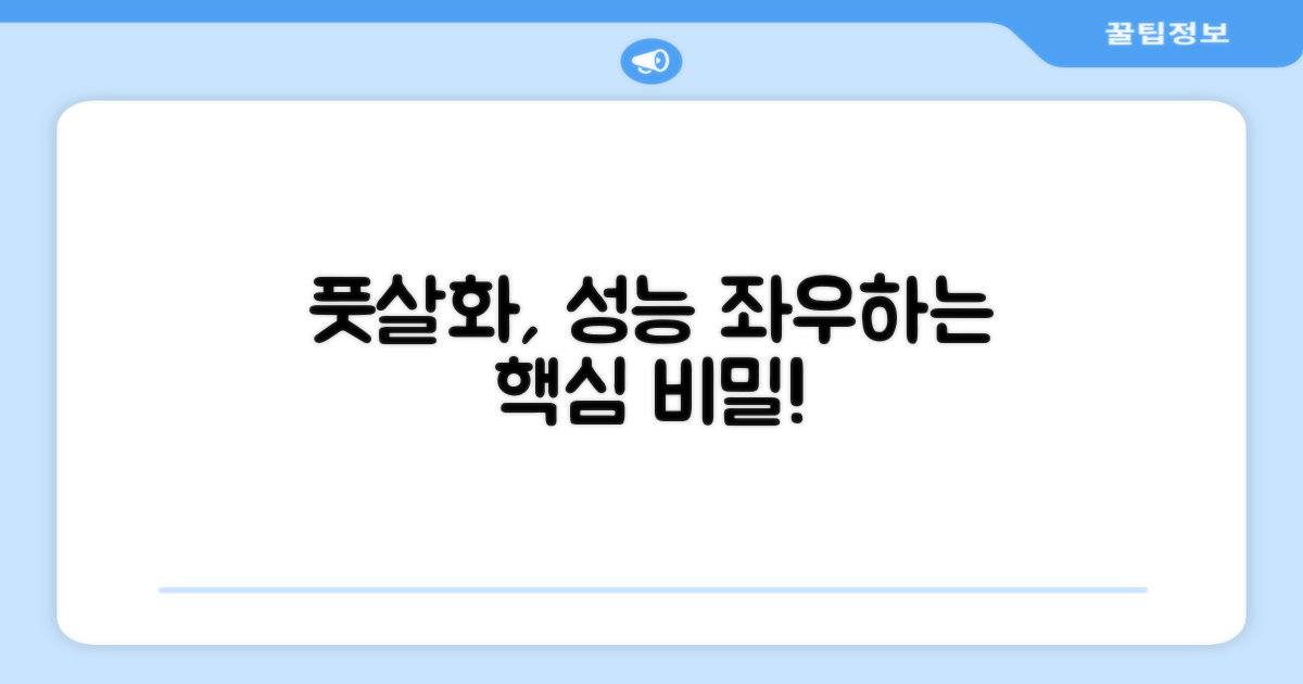 풋살화, 왜 성능에 영향을 미칠까?