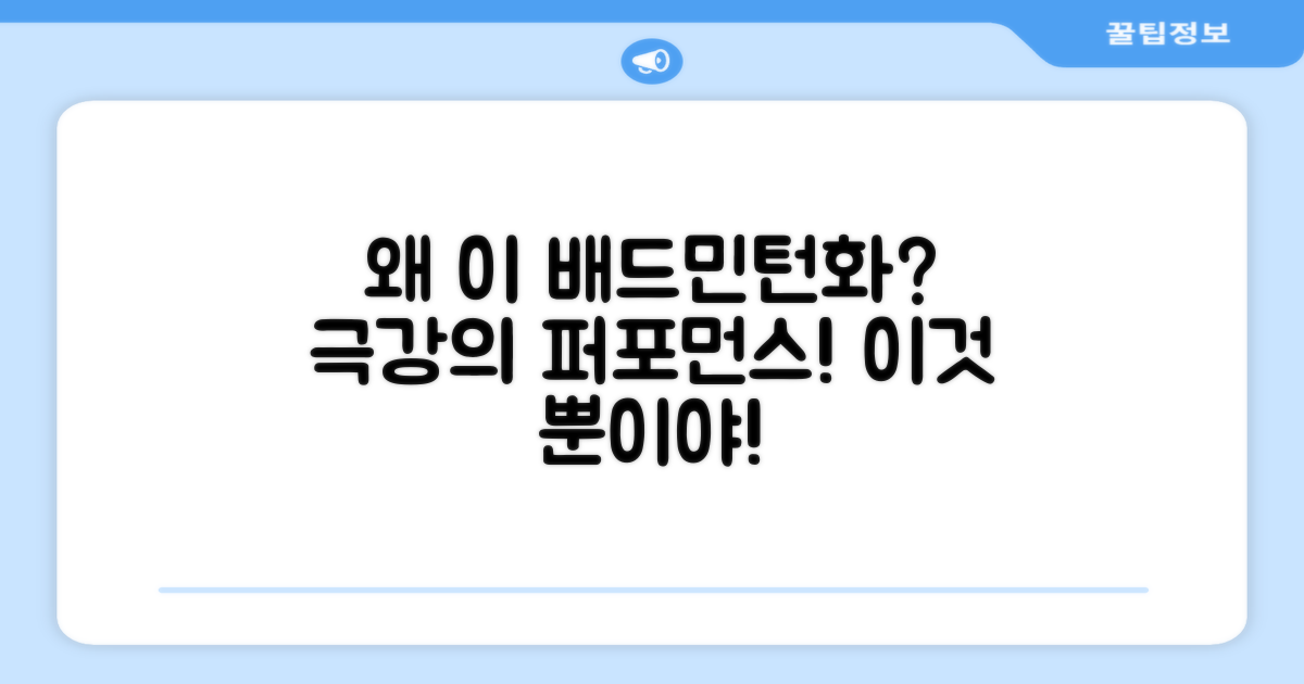 왜 이 배드민턴화인가?