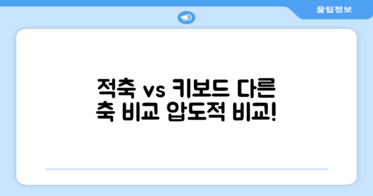 1. 적축 vs 다른 스