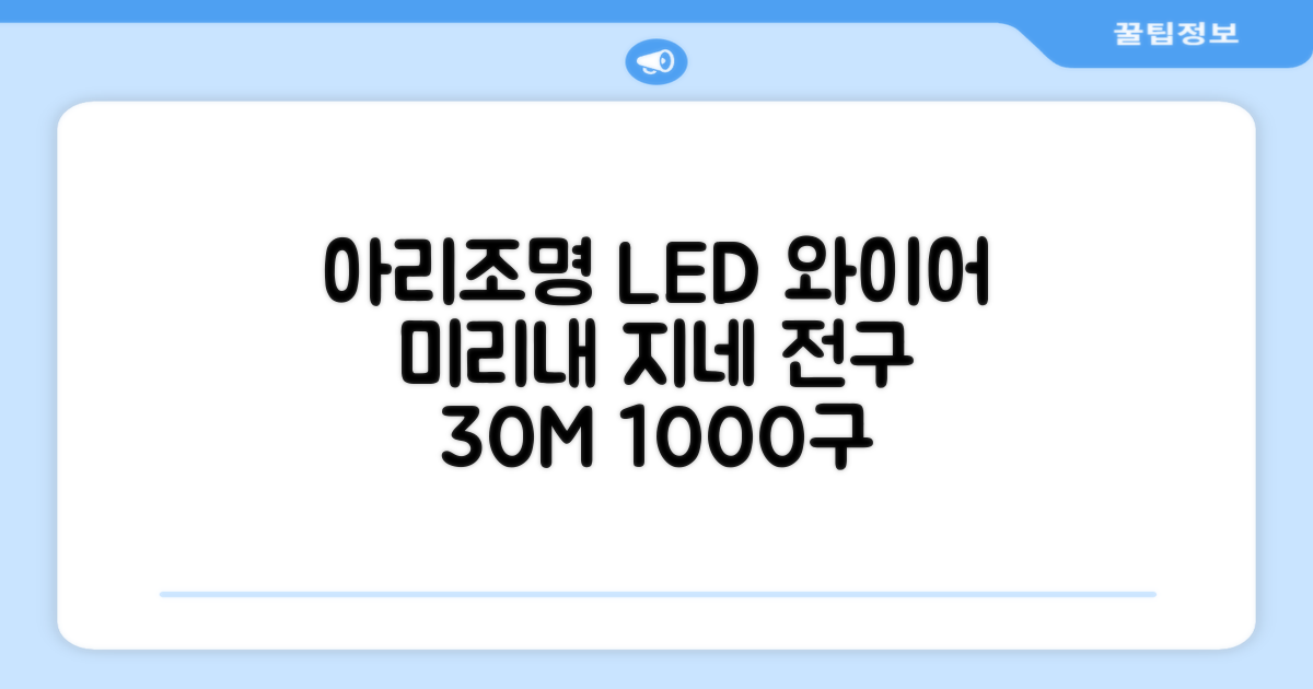 아리조명 LED 미리내 와이어 지네 전구 크리스마스 장식 줄 조명 30M 1000구 실버코팅, 웜화이트, 1개 추천 리뷰