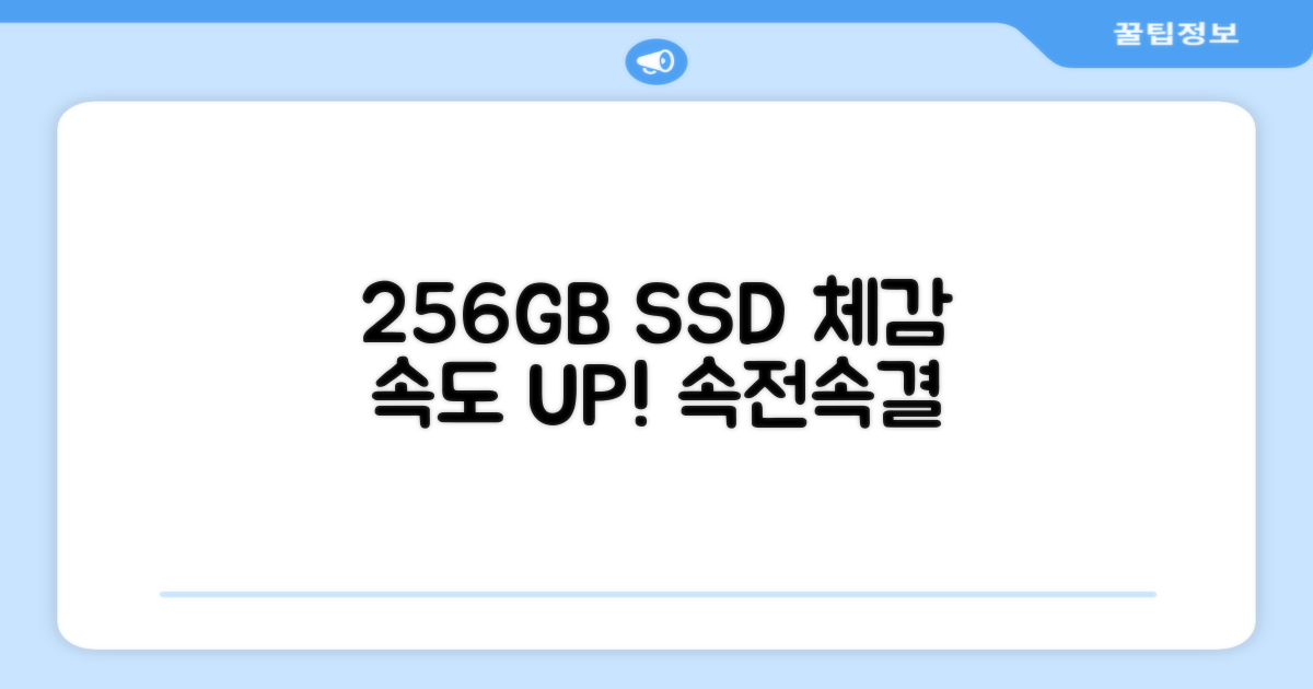 256GB SSD, 빠른 체감 속도