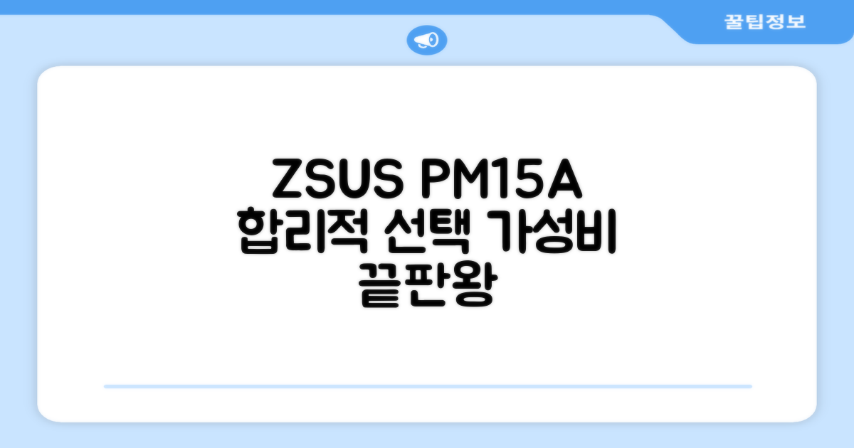 ZSUS PM15A, 합리적 선택