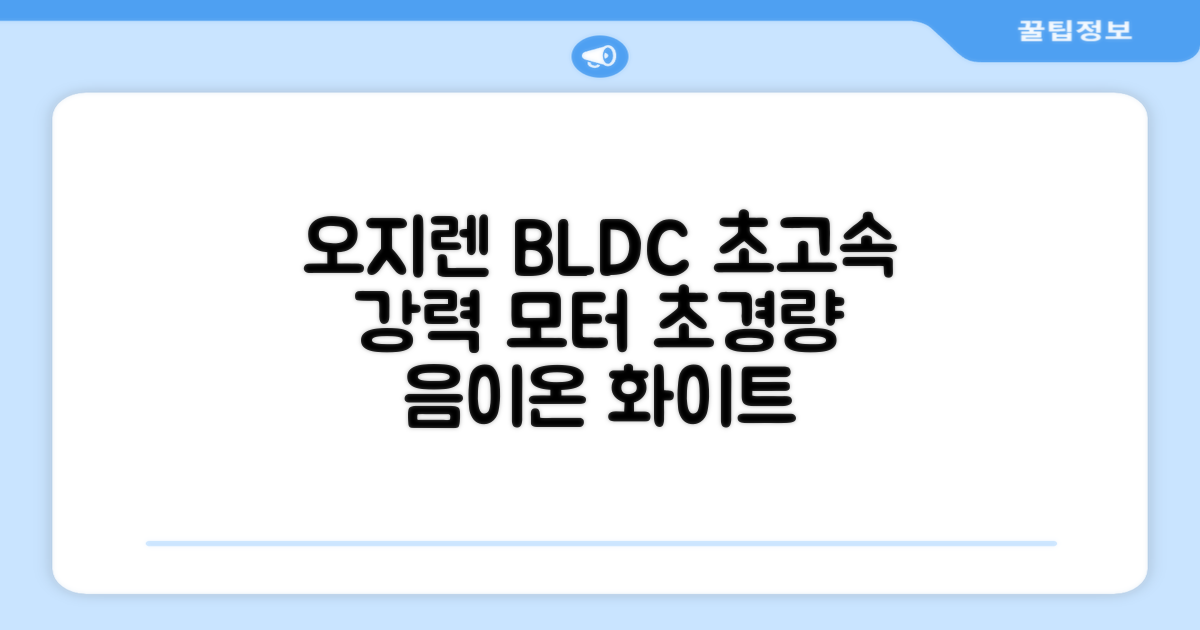 오지렌 초고속 고출력 초경량 음이온 BLDC 모터 헤어 드라이기, 화이트 추천 리뷰