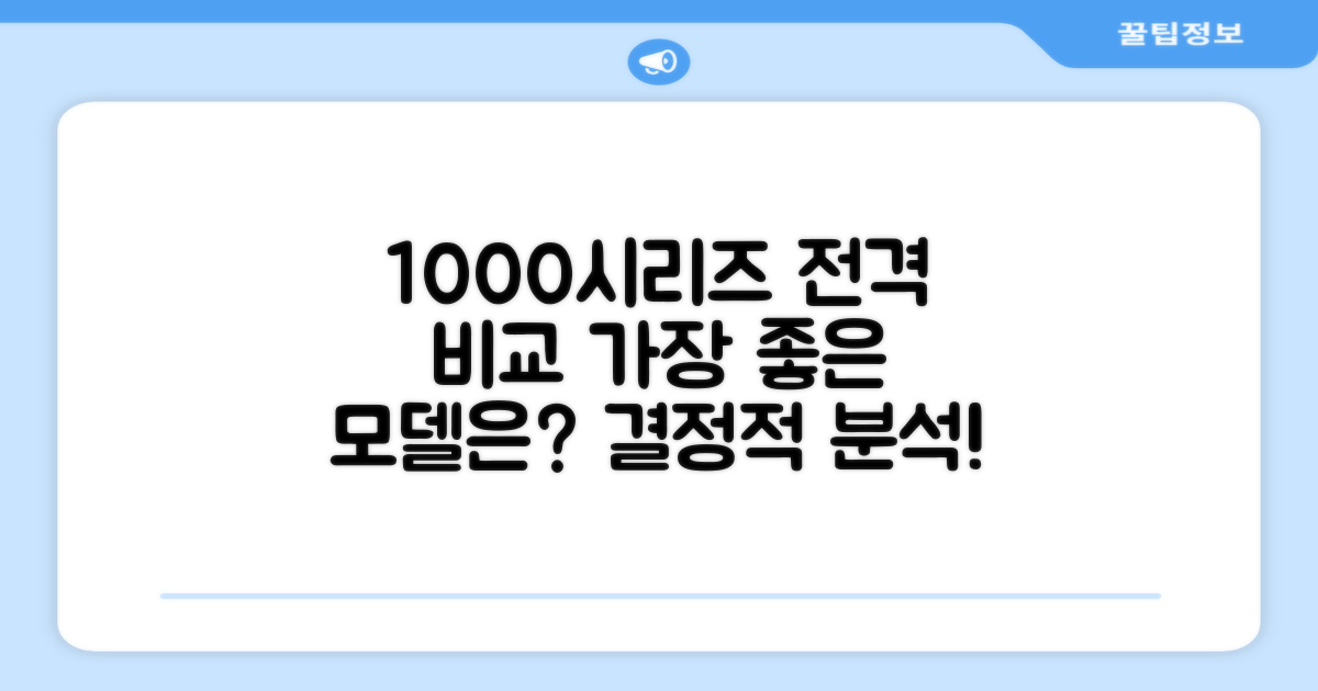 1000시리즈, 비교 분석
