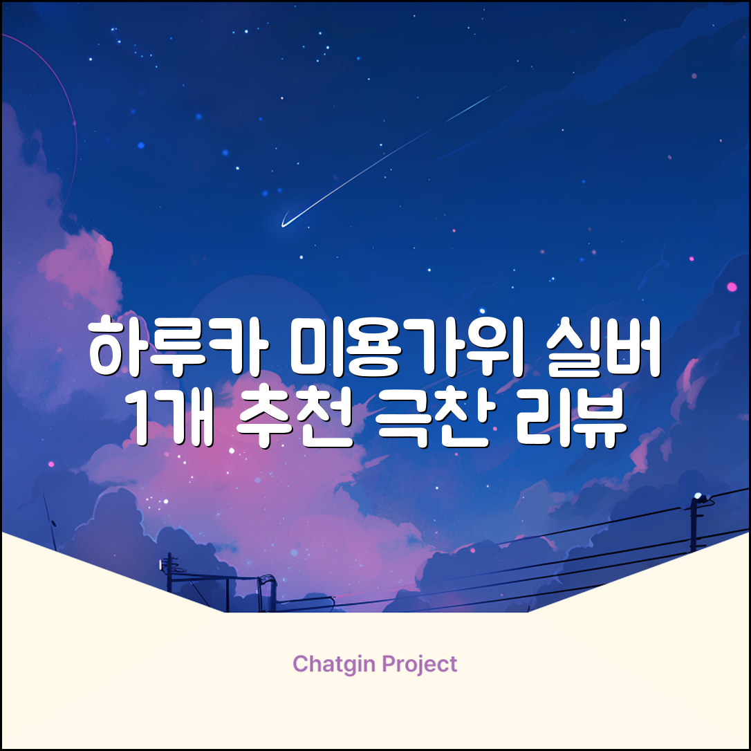 하루카 미용가위 세트, 실버, 1개 추천 리뷰