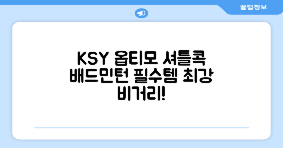 ksy 옵티모 와이드 배드민턴 셔틀콕, 화이트, 12개입, 1개 추천 리뷰