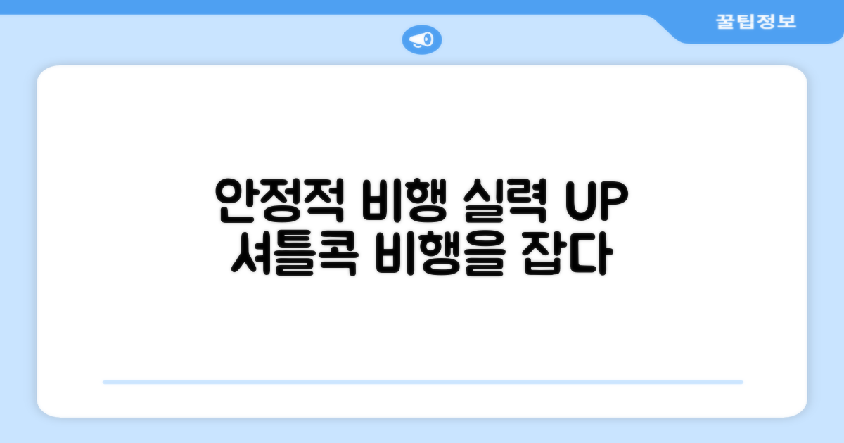 안정적 비행, 실력 향상 돕는 셔틀콕