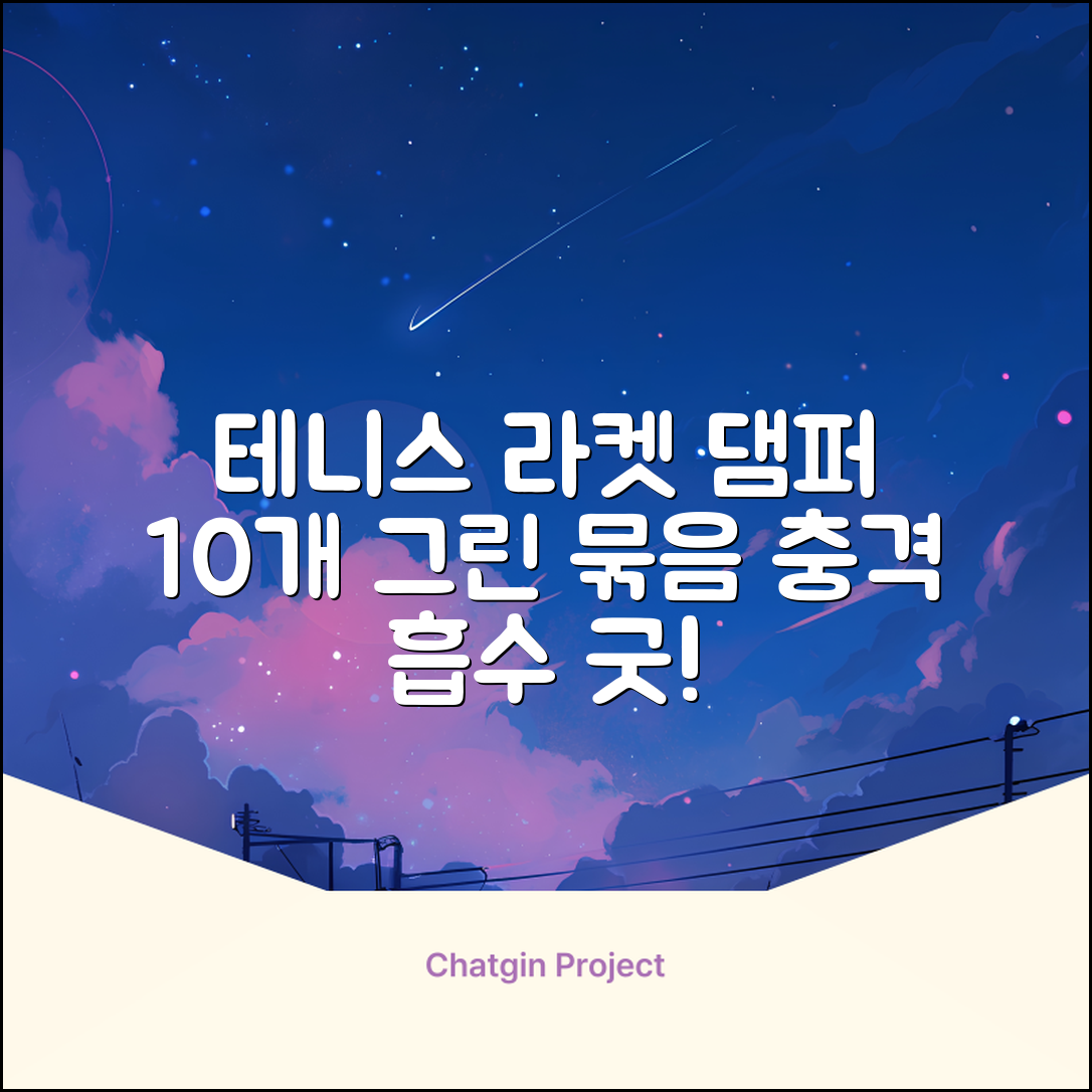헬스와미 5개 10개몪음 테니스 라켓 진동 방지 댐퍼 고무링 충격 흡수, 10개, 그린 추천 리뷰