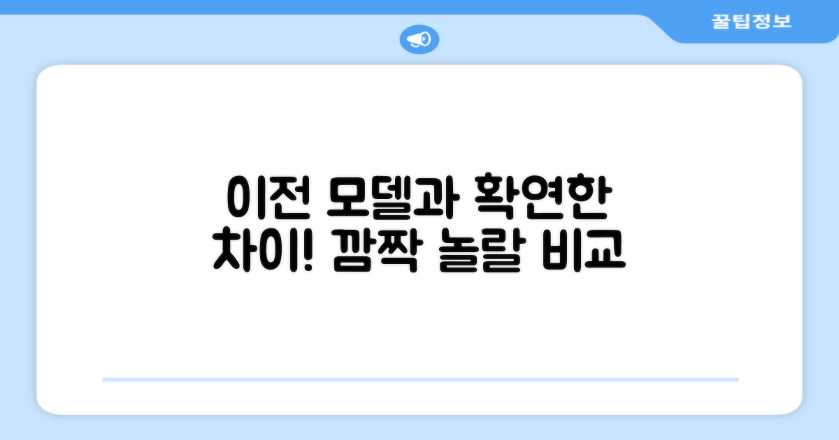 이전 모델과의 차이점