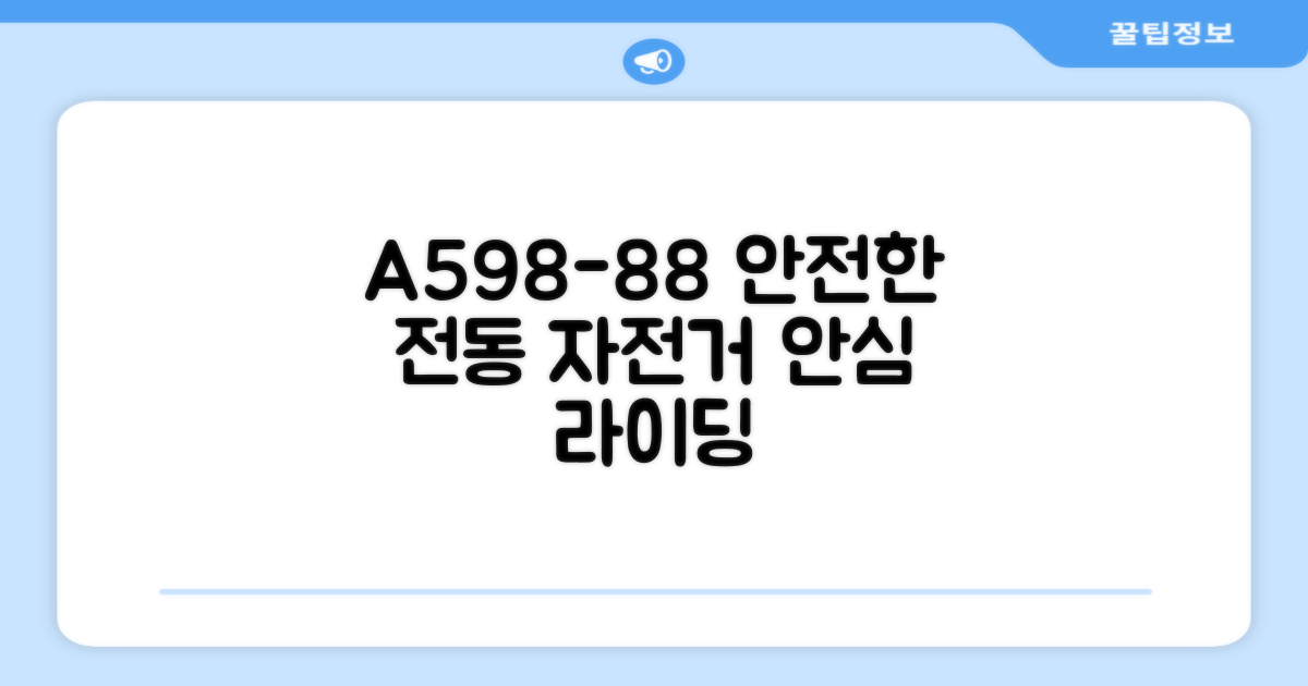 A598-88, 안전한 전동자전거