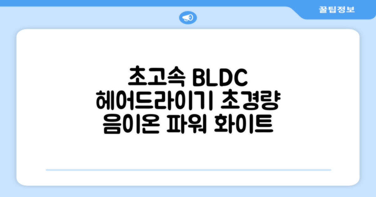 오지렌 초고속 고출력 초경량 음이온 BLDC 모터 헤어 드라이기, 화이트 추천 리뷰